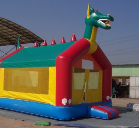 T2-2517 Khủng long Inflatable Trampoline