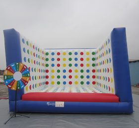 T11-313 Trẻ em và người lớn Inflatable Twist Fun Hương vị Trò chơi thể thao