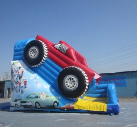 T8-381 Chất lượng cao Monster Truck Inflatable Trượt