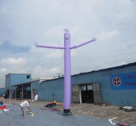 D2-28 Air Dancer Inflatable Purple Tube Man Quảng cáo