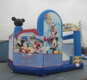 T2-528 Disney Mickey & Minnie Lâu đài trượt bơm hơi