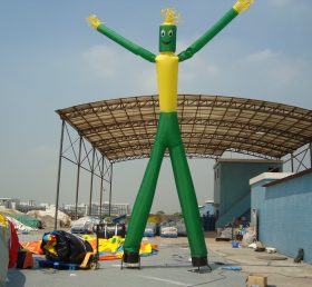 D2-107 Đôi chân Inflatable Air Dancer Tubular Man cho các hoạt động ngoài trời