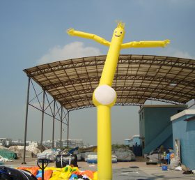 D2-51 Vũ công không khí Inflatable ống người đàn ông màu vàng quảng cáo