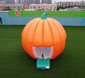 T4-34 Thú vị khổng lồ Inflatable Pumpkin Trampoline/Halloween Inflatable Jumping Castle với máy sấy tóc cho trẻ em