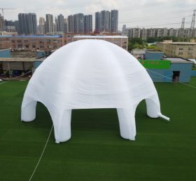 Tent1-403 Lều cỏ thương mại tùy chỉnh Lều nhện trắng bơm hơi