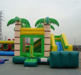 T2-2796 Jungle Theme Inflatable Trampoline