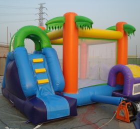 T2-2638 Jungle Theme Inflatable Trampoline