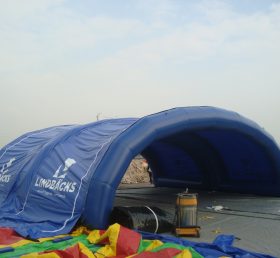 Tent1-360 Lều tán bơm hơi màu xanh