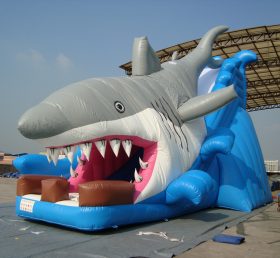 T8-1032 Cá mập khổng lồ trượt cho trẻ em