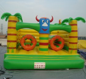 T2-418 Jungle Theme Inflatable Trampoline