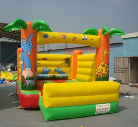 T2-3040 Jungle Theme Inflatable Trampoline