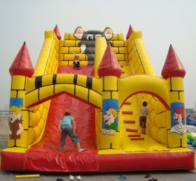 T8-695 Trẻ em Castle Inflatable Slide