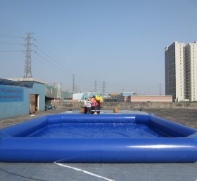 Pool1-557 Bể bơi bơm hơi màu xanh đậm lớn
