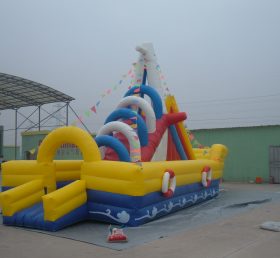 T1-139 Cướp biển Inflatable Trampoline
