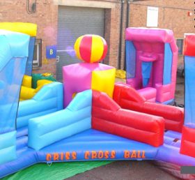T11-353 Inflatable chướng ngại vật thể thao thách thức trò chơi inflatable