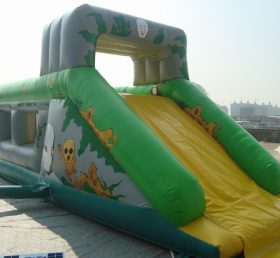T2-1033 Jungle Theme Inflatable Trampoline