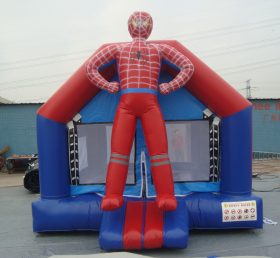 T2-1652 Spiderman siêu anh hùng Trampoline bơm hơi