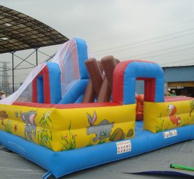 T2-194 Jungle Theme Inflatable Trampoline