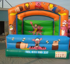 T2-2858 Disney Bear Pooh Inflatable Trampoline