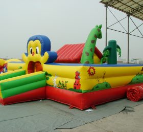 T2-2933 Giraffe Inflatable Trampoline