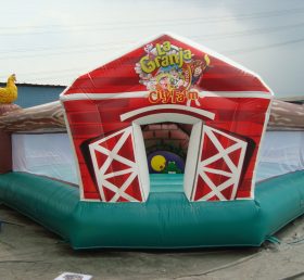 T2-2518 Trang trại Trampoline Inflatable