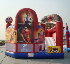 T2-520 Inflatable bouncer cho đội siêu nhân