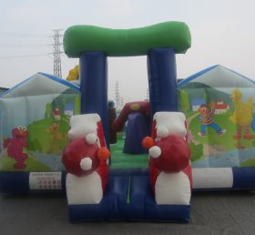 T2-2578 Tickle tôi Elmo Inflatable Trampoline