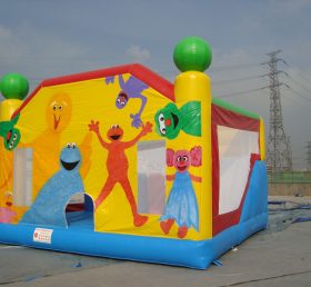 T2-542 Tickle tôi Elmo Inflatable Trampoline
