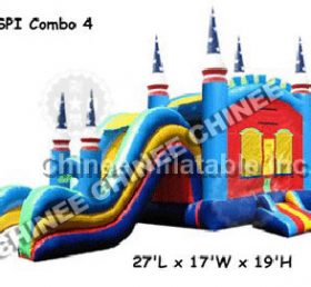 T5-183 Inflatable Jumper Castle Bouncy Combo Trượt