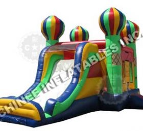 T5-194 Đầy màu sắc Balloon Inflatable Combo Slide