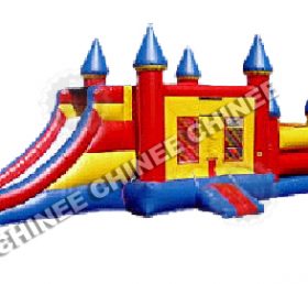 T5-224 Lâu đài bơm hơi Bounce House với Slide