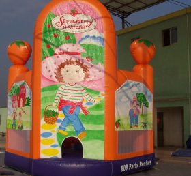 T2-2293 Strawberry Shortcake Inflatable Trampoline
