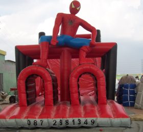T7-172 Spiderman Superhero Khóa học vượt chướng ngại vật bơm hơi