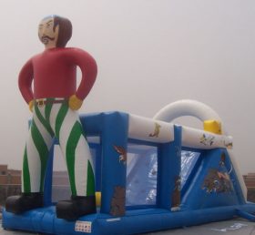 T7-182 Khóa học vượt chướng ngại vật Pirate Inflatable