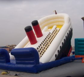 T8-1254 Trượt khô Titanic Inflatable