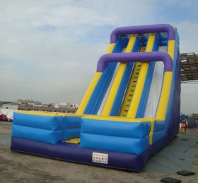 T8-142 Phổ biến tiêu chuẩn lớn inflatable đôi làn đường khổng lồ slide
