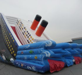 T8-188 Trượt khô Titanic Inflatable