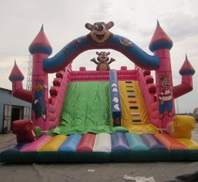 T8-378 Squirrel Castle Inflatable Trượt khô cho trẻ em