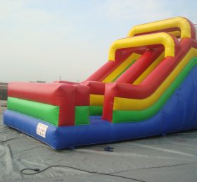 T8-421 Phổ biến tiêu chuẩn lớn inflatable đôi làn đường khô slide