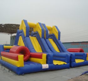 T8-632 Ngoài trời thương mại khổng lồ inflatable khô slide