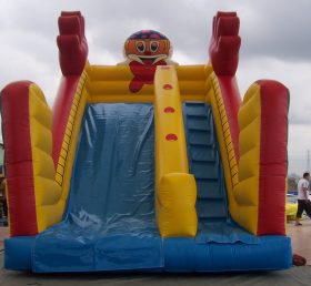 T8-680 Giant Happy Joker Inflatable Trượt khô cho trẻ em