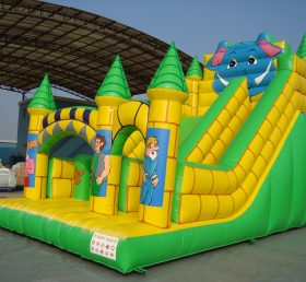T8-694 Trẻ em Castle Inflatable Slide