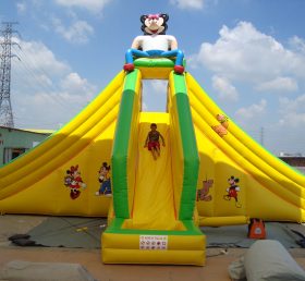 T8-729 Disney inflatable trượt khô cho trẻ em