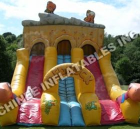 T8-768 Trượt Inflatable cho trẻ em với đá cơ bản
