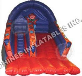T8-798 Dễ thương Cartoon Balloon Inflatable khô Slide