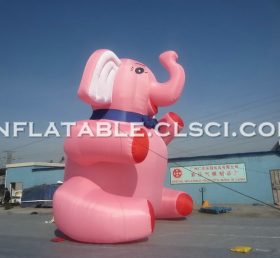 Cartoon1-167 Pink Elephant Inflatable Phim hoạt hình