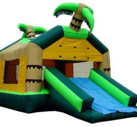 T2-1004 Jungle Theme Inflatable Trampoline