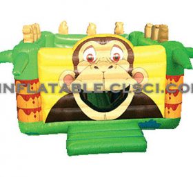 T2-1026 Jungle Theme Inflatable Trampoline