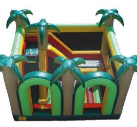 T2-1029 Jungle Theme Inflatable Trampoline