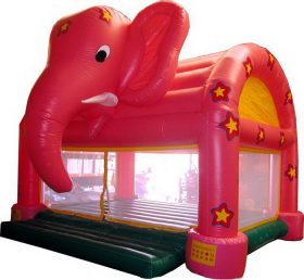 T2-1103 Red Elephant Inflatable Trampoline